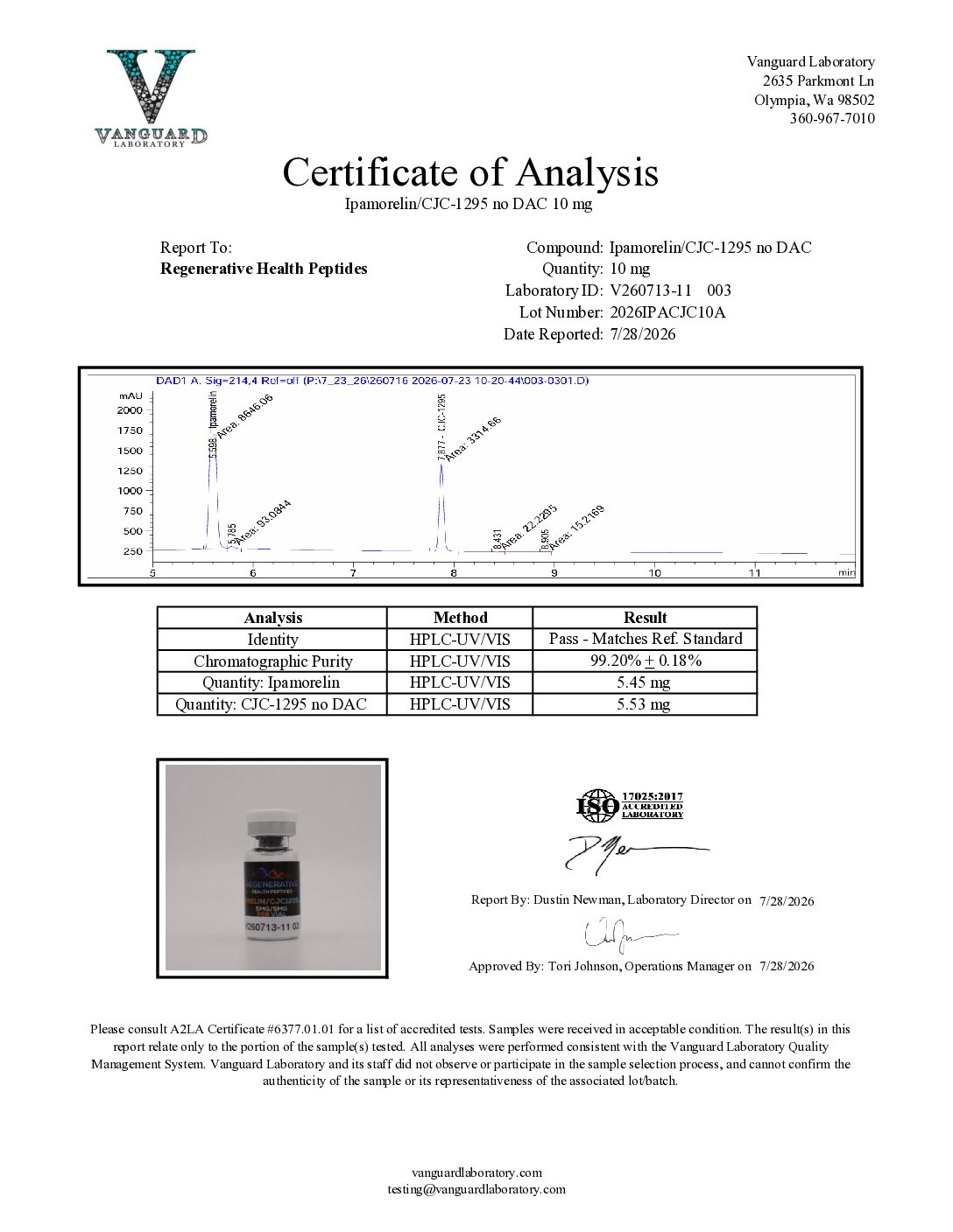 COA Page